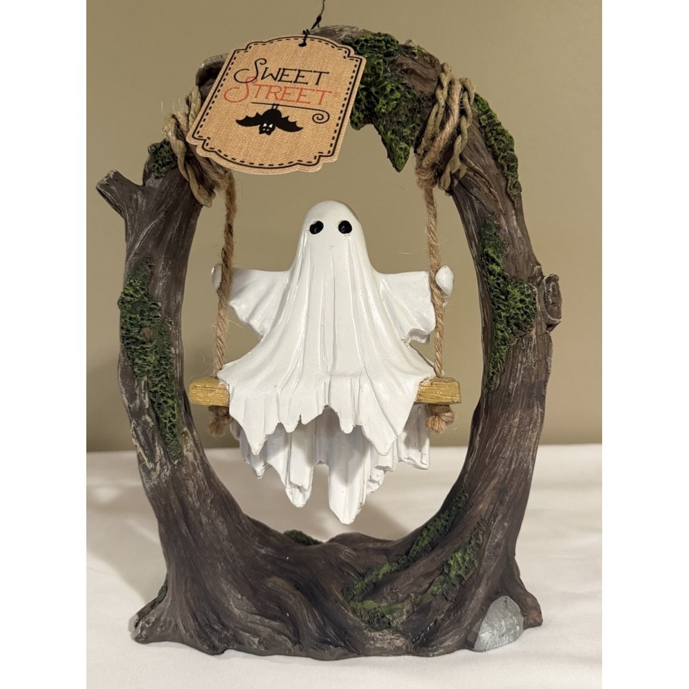 Viral Halloween Ghost on a Swing by Sweet Street NWT Marshalls Homegoods TJMaxx
